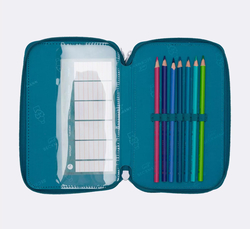 Beckmann Trelags pennal med innhold, Jungle Game Jungle Game - Beckmann