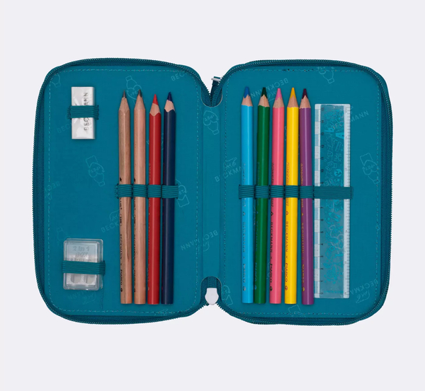 Beckmann Trelags pennal med innhold, Jungle Game Jungle Game - Beckmann