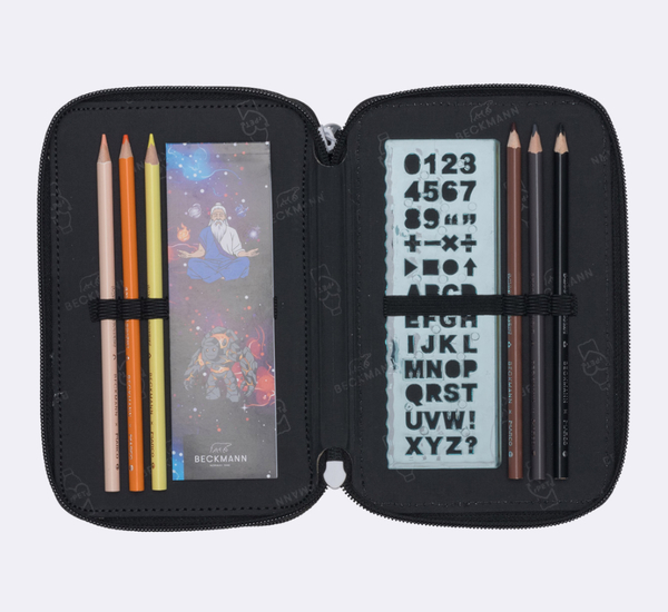 Beckmann Trelags pennal med innhold, Ninja Elements Ninja elements - Beckmann