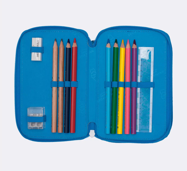 Beckmann Trelags pennal med innhold, Ocean Ocean - Beckmann