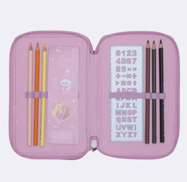 Beckmann Trelags pennal med innhold, Rosie Rosie - Beckmann