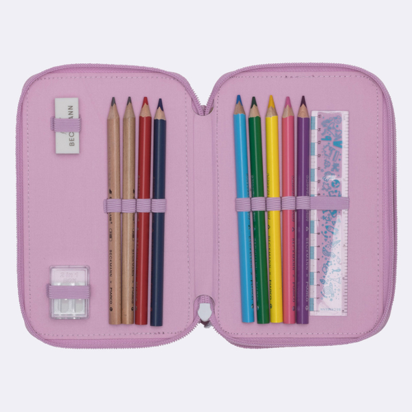 Beckmann Trelags pennal med innhold, Rosie Rosie - Beckmann