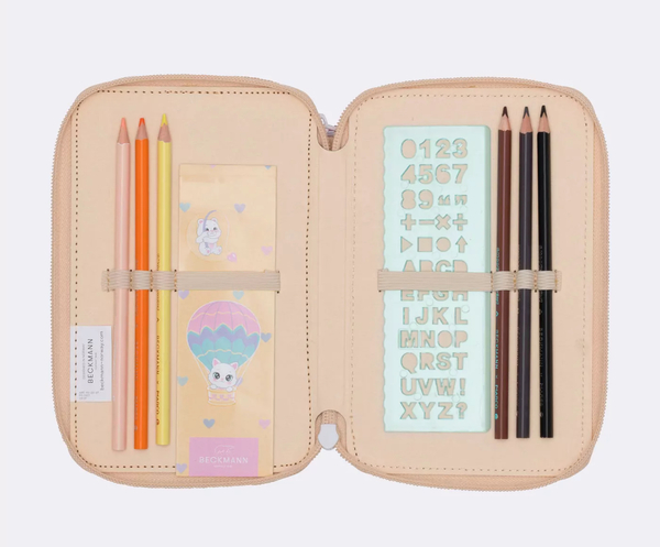 Beckmann Trelags pennal med innhold, Yellow Heart Yellow Heart - Beckmann