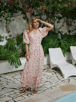 Rilana Flower Dress  - Neo noir
