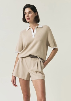 Full Milano Short Sleeve Knitt  - Lexington