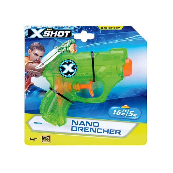 XSHOT Nano Drencher vannpistol Grønn - Uteleiker