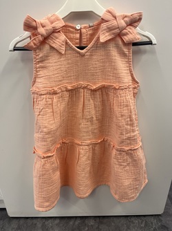 KMGPALM THYRA LIFE S/L O-NECK DRESS WVN  - Kids Only 