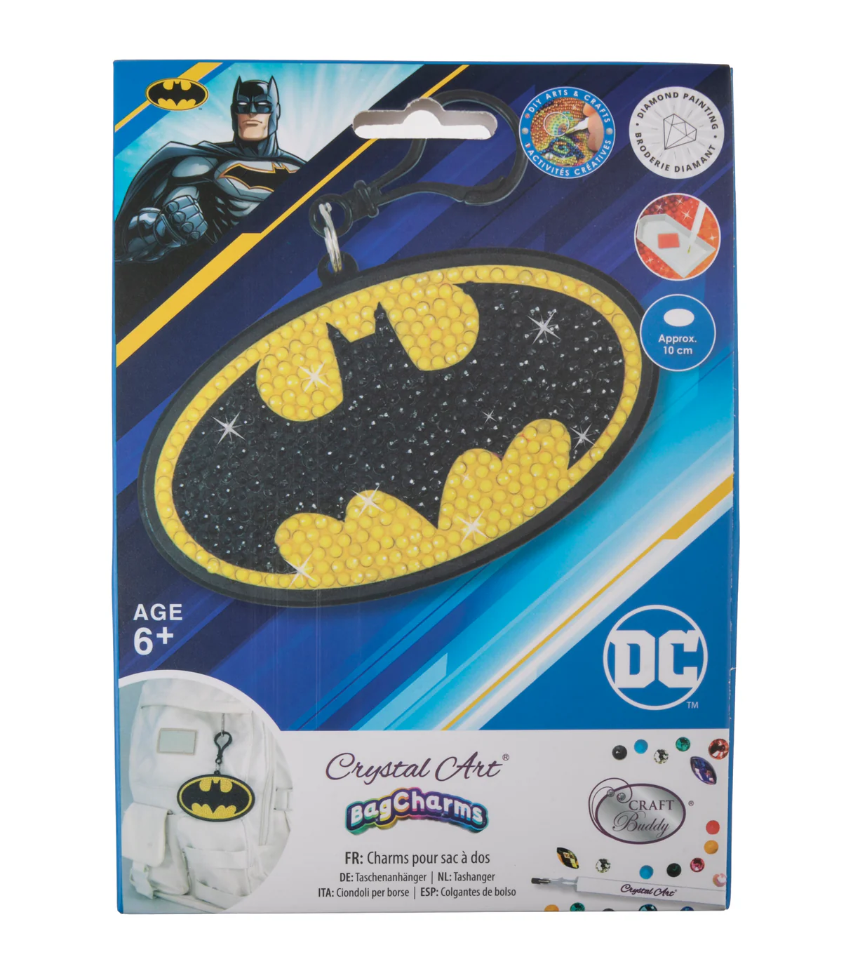 Crystal Art Batman - diamantperling Batman - Hobby