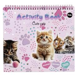 AKTIVITETSBOK CATS 26X24,5CM TINKA AKTIVITETSBOK CATS - Tinka