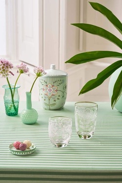 Set/2 Vannglass Blomster 280ml  - Pip Studio