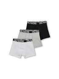 OSJFITZ BOLD LOGO BOXER 3 PK  - Only and sons