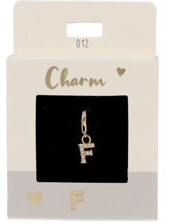 Express Yourself Anheng (Nickel free tested) - Gold F Charm Gold F - Depesche