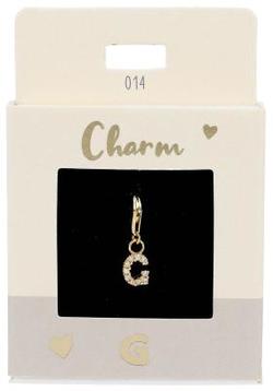 Express Yourself Anheng (Nickel free tested) - Gold G Charm Gold G - Depesche