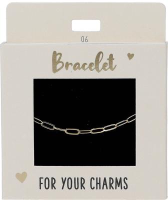 Express Yourself Armbånd (Nickel free tested) - gold for your charms 06 gold for your charms 06 - Depesche