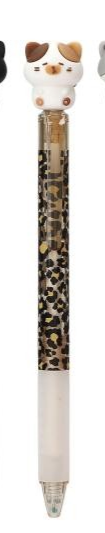 Pen med visk (kattemotiv) Kvit katt - Hobby