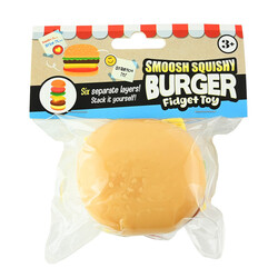SMOOSH SQUISHY BURGER 134g 7cm hamburger - Fidget Toys