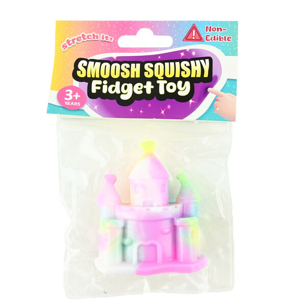SMOOSH SQUISHY CASTLE 21g 7cm fargerik - Fidget Toys