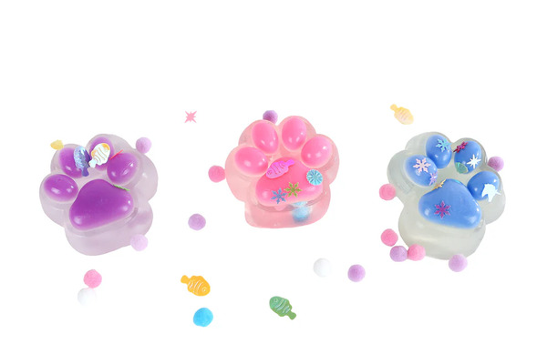 Taba Squishy Cat Paw 65gr Rosa - Fidget Toys