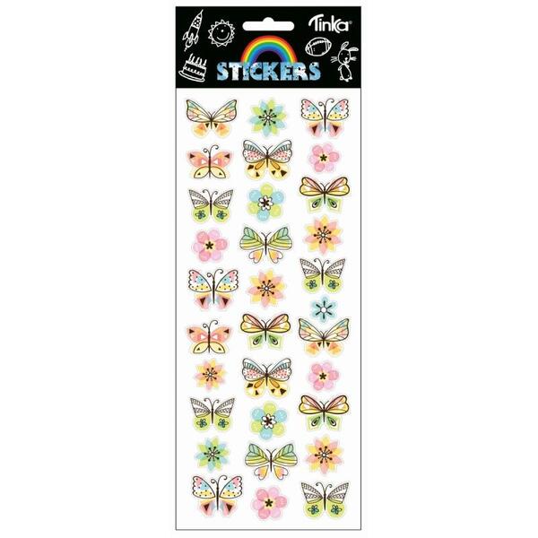 STICKERS SOMMERFUGLER  TINKA Sommerfugler - Småvarer