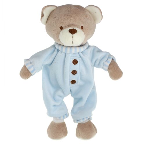 25 CM BAMSE 25 CM M/PYSJ BLÅ TINKA BABY BAMSE 25 CM M/PYSJ BLÅ TINKA BABY Blå pysj bamse - Tinka