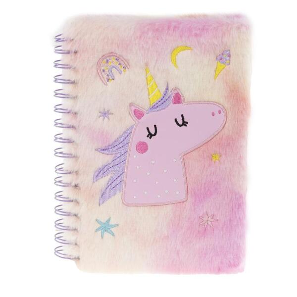 NOTISBOK PLYSJ UNICORN A5 TINKA Plysj Unicorn - Tinka