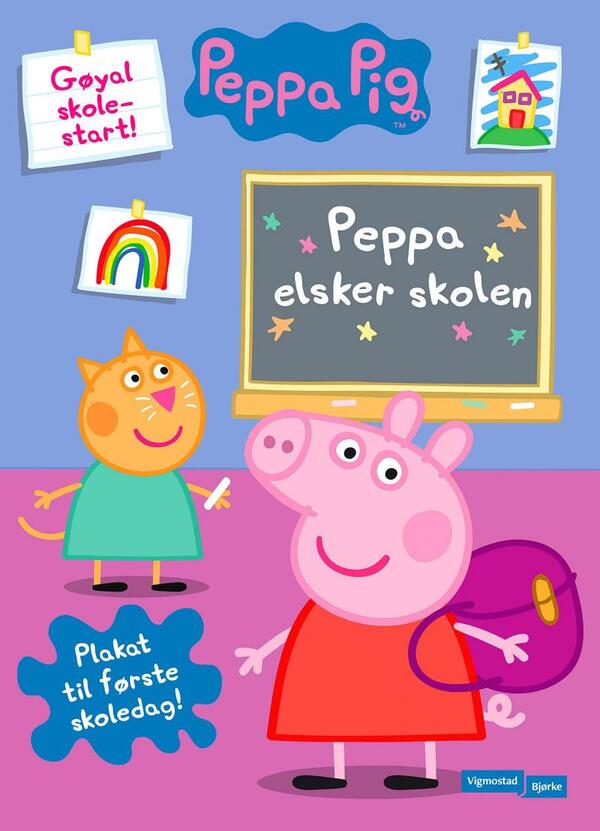 Peppa på skolen aktivitetsbok aktivitetsbok - Leiker