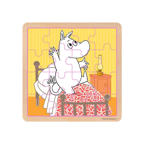 MUMMI RAMMEPUSLESPILL 16 BRIKKER Gul - Salg