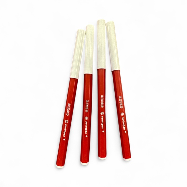 Tusj Centro Penn rød. 1 stk Bingopenn Rød - 1stk - Basar og bingo