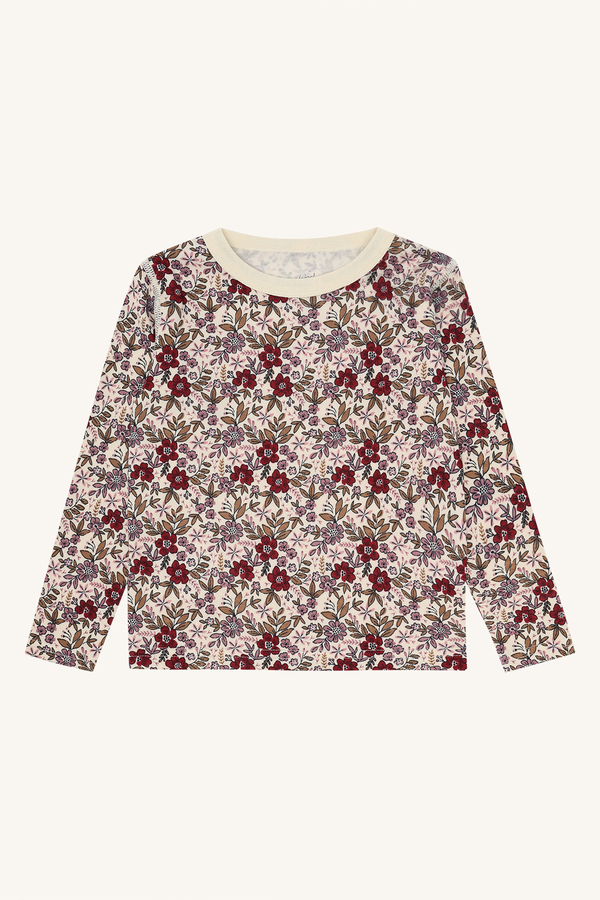 Hust & Claire Abba Flor trøye ull/viskose fra bambus