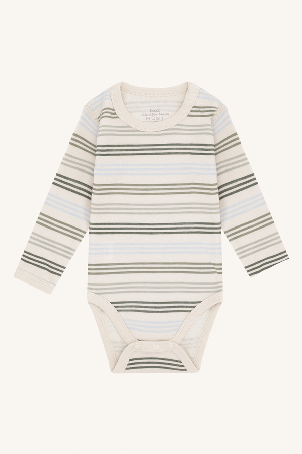 Hust & Claire Baloo 3 stripes body ull/viskose fra bambus