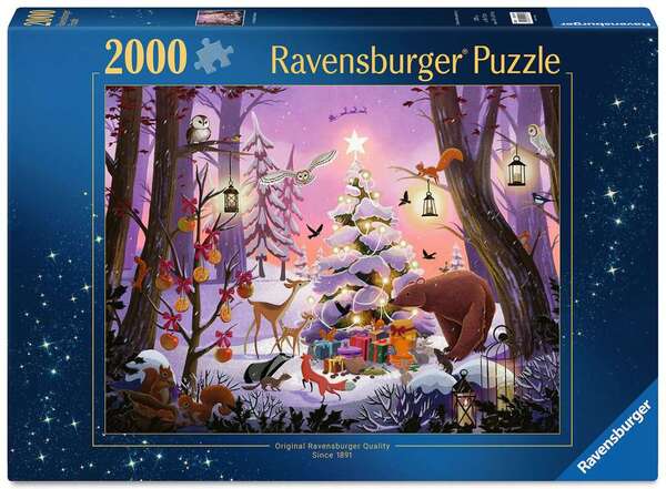 Ravensburger Puslespill 2000 Julefantasi  Julefantasi - Ravensburger