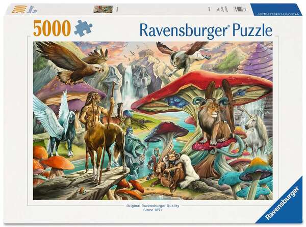 Ravensburger Puslespll 5000 Sopp og mye mer Mushrooms & Myths - Ravensburger
