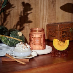Duftlys - Spiced Pumpkin Latte 510g, 100t  - Voluspa