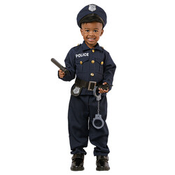 Kostyme Politi Kostyme Politi størrelse 92-104 - Karneval