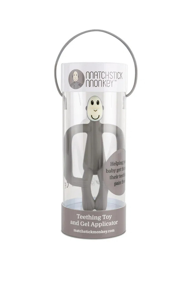 Matchstick Monkey Teething Grey Grå - Matchstick Monkey