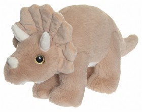 DINO TRICERATOPS 40 CM BEIGE STOR TRICERATOPS - Teddykompaniet
