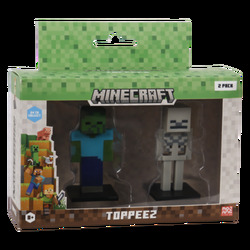 MINECRAFT 3D TOPPEEZ 2 PACK VINDU BOKS topeez - Minecraft
