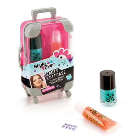 STYLE 4 EVER MINI BEAUTY TROLLEY PDQ Rosa - Leiker