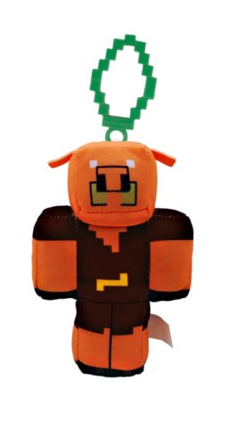 MINECRAFT 13 CM CLIP ON PLUSH ASST CDU Nr.7 - Minecraft