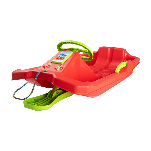 Akebrett med ratt Rødt akebrett - Uteleiker