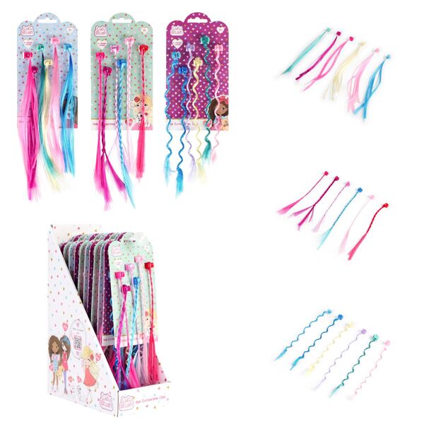 RAINBOW HAIR WAND REFRESH Fargerike Hårklyper - PAPIRKOMPANIET