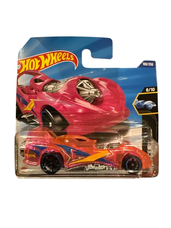 Hot Wheels 1:64 - Power Rocket - 8/10 X-raycers Rosa gjennomsiktig bil - Hot Wheels