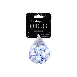 KLINKEKULER 20+1 FROZEN TWISTER TINKA Kvit,Blå, - Tinka
