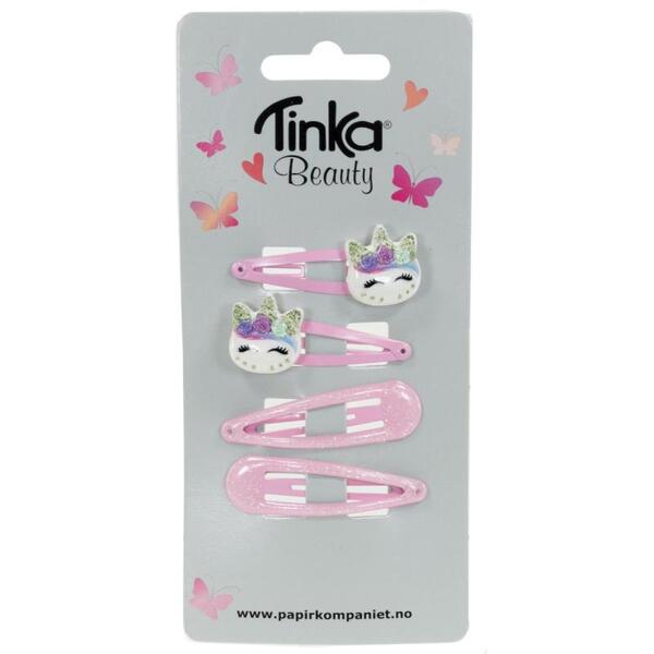 HÅRCLIPS UNICORN 4 STK TINKA BEAUTY UNICORN - Tinka