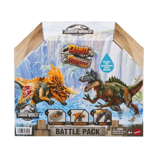 Jurassic World Rebirth Dino Reveal BattlePack Asst Dino Reveal - Leiker