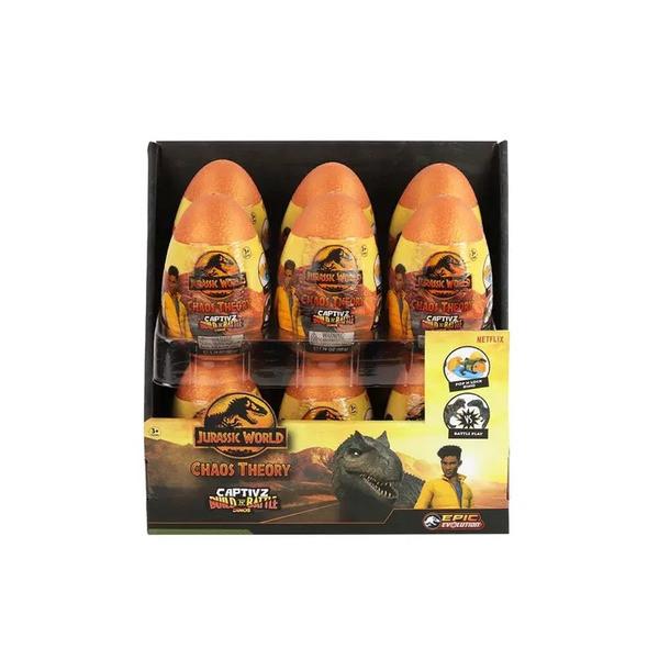 Jurassic Slime Egg Chaos Theory 12Pcs CDU Asst. Egg Chaos Theory - Leiker