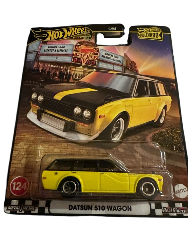 Hot Wheels Premium 1:64 Boulevard Vehicle Datsun 510 Wagon Datsun 510 Wagon - Hot Wheels