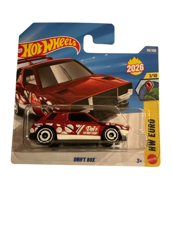 Hot Wheels 1:64 Drift Box - HW Euro 1/10 2026 Drift Box - Hot Wheels