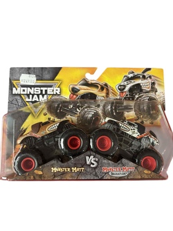 Monster Jam 1:64 Marvel 2 Pack Asst. Monster Mutt VS Monster Mutt-Dalmatian Monster Mutt VS Monster Mutt-Dalmatian - Superhelta