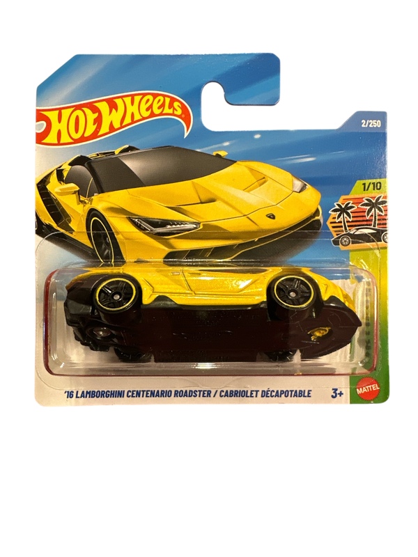 Hot Wheels 1:64 '16 Lamborghini Centenario Roadster  - Exoticars 1/10 2026 16 Lamborghini Centenario Roadster - Hot Wheels